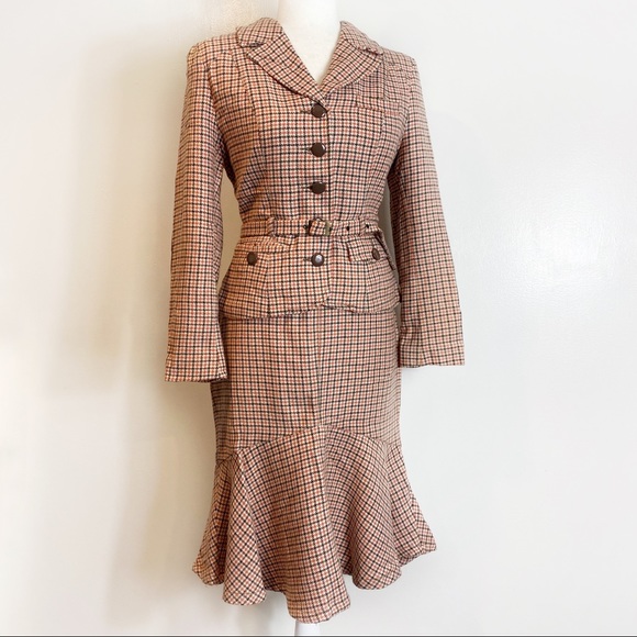 H&M Jackets & Blazers - H&M Divided Autumn Color Blazer And Skirt Set